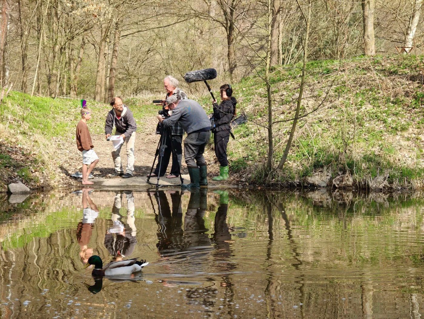 Behind the scenes